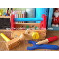 Hardwood Pretend Play Construction Accessories Kids Tool Box